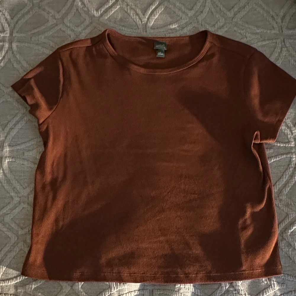 Wild Fable Rust Short Sleeve Tee